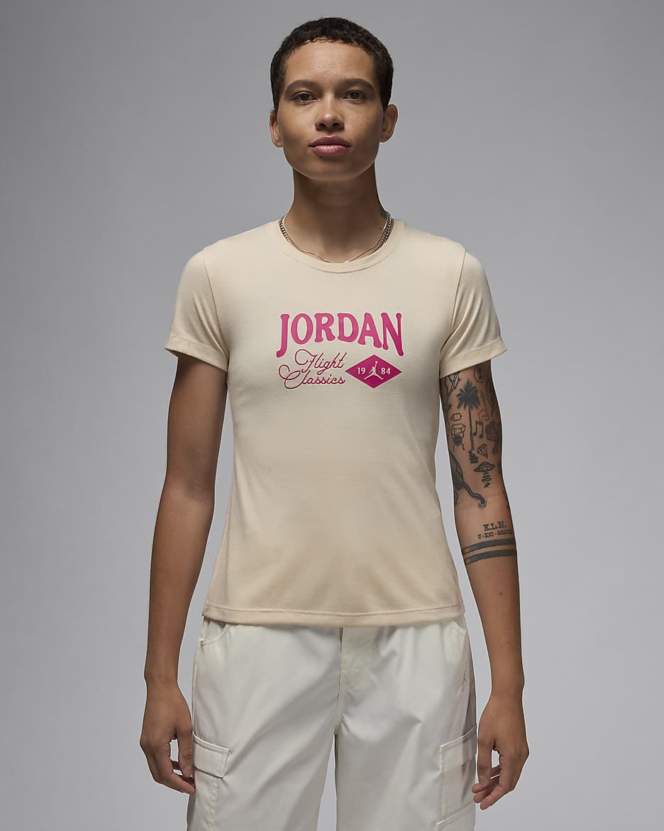 T shirt Girlfriend avvolgente Jordan Donna